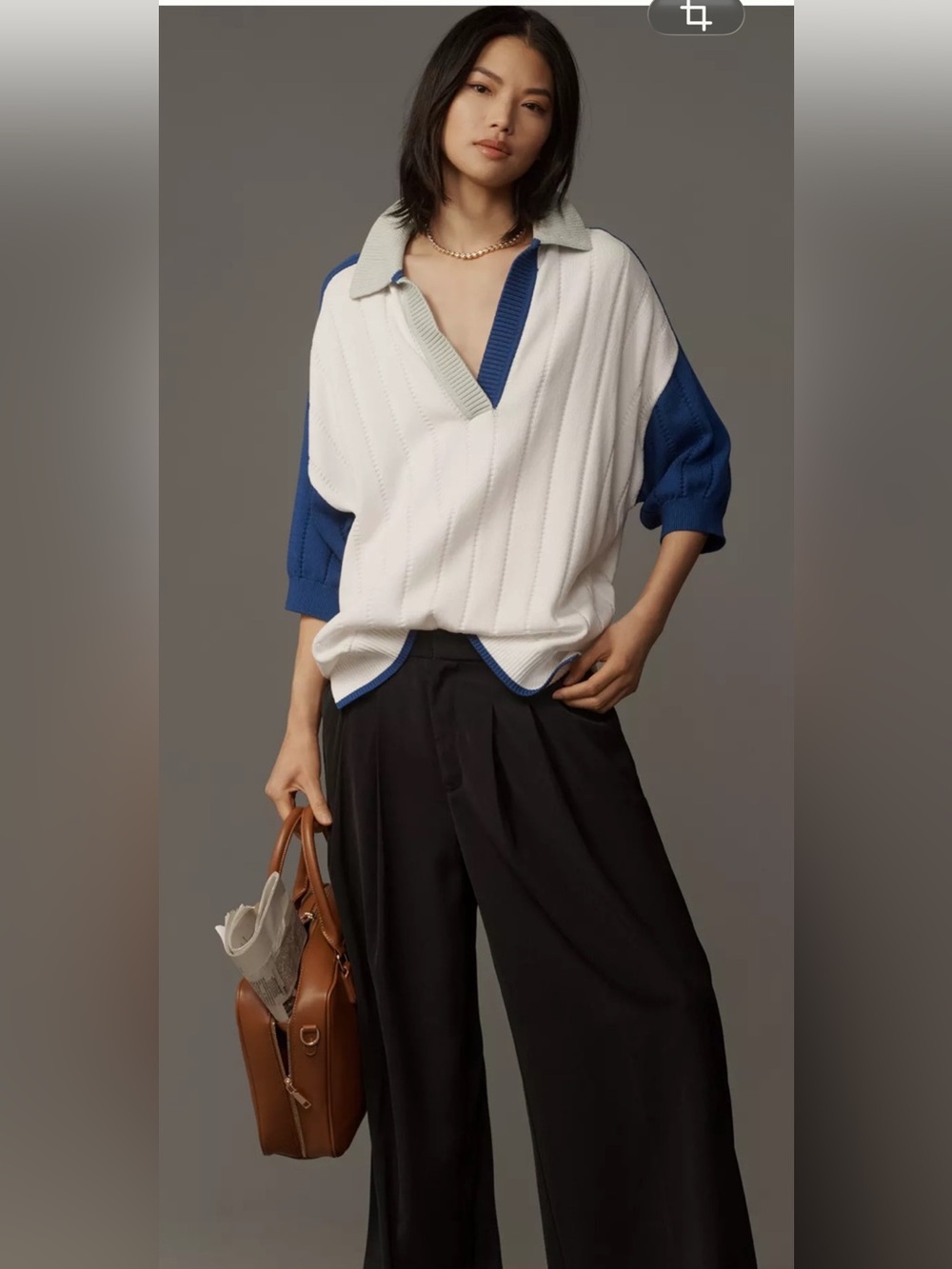 NWT Anthropologie size M Rugby  jumper